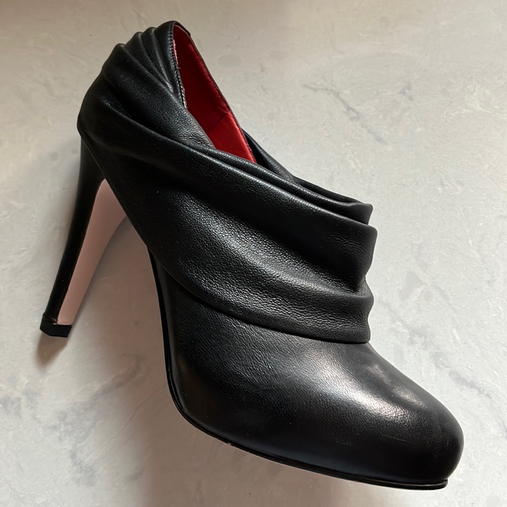 Elle black high-heeled booties - Picture 1 of 10